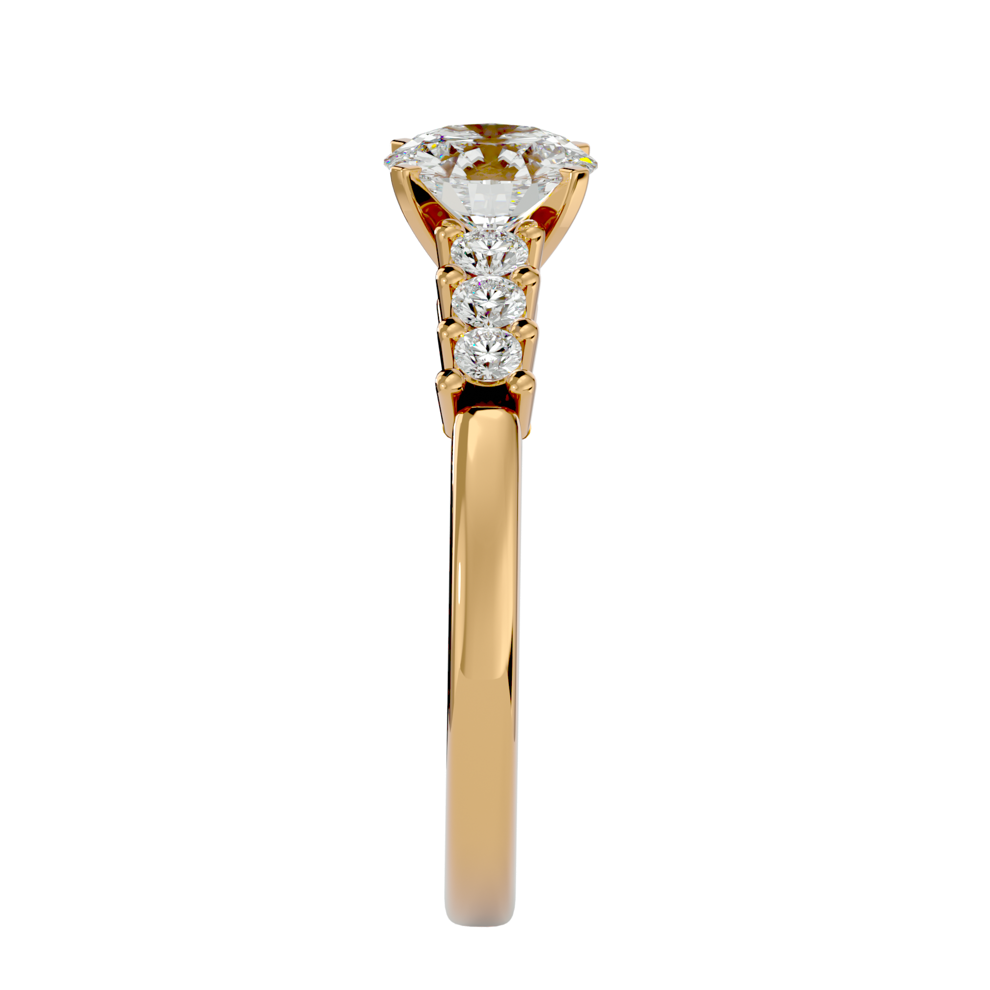 Aramis Diamond Solitaire Ladies Ring