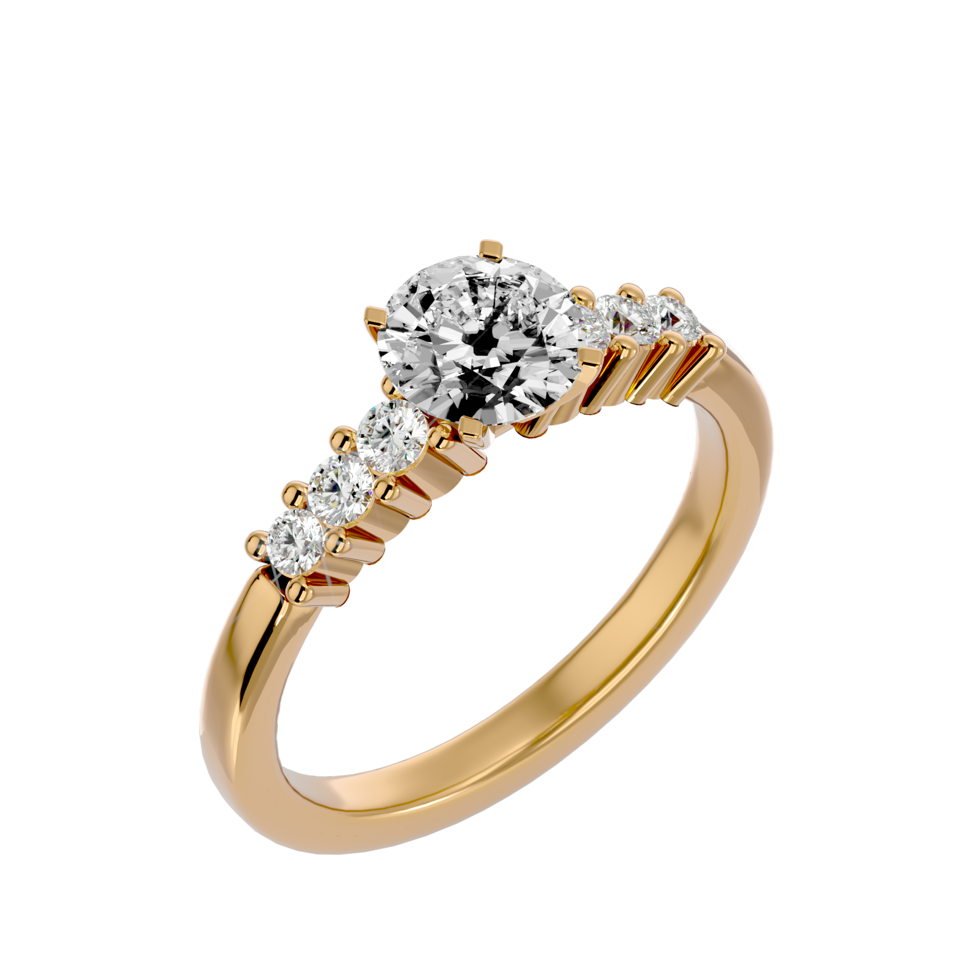 Aramis Diamond Solitaire Ladies Ring