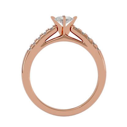 Caroline Diamond Solitaire Ladies Ring