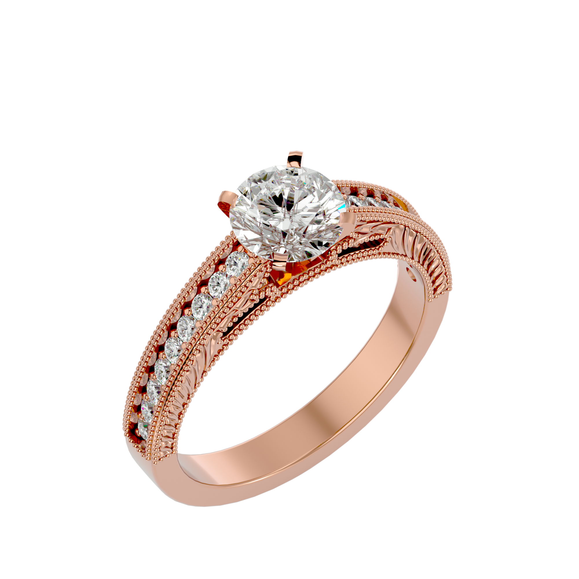 Cordelia Diamond Solitaire Ladies Ring