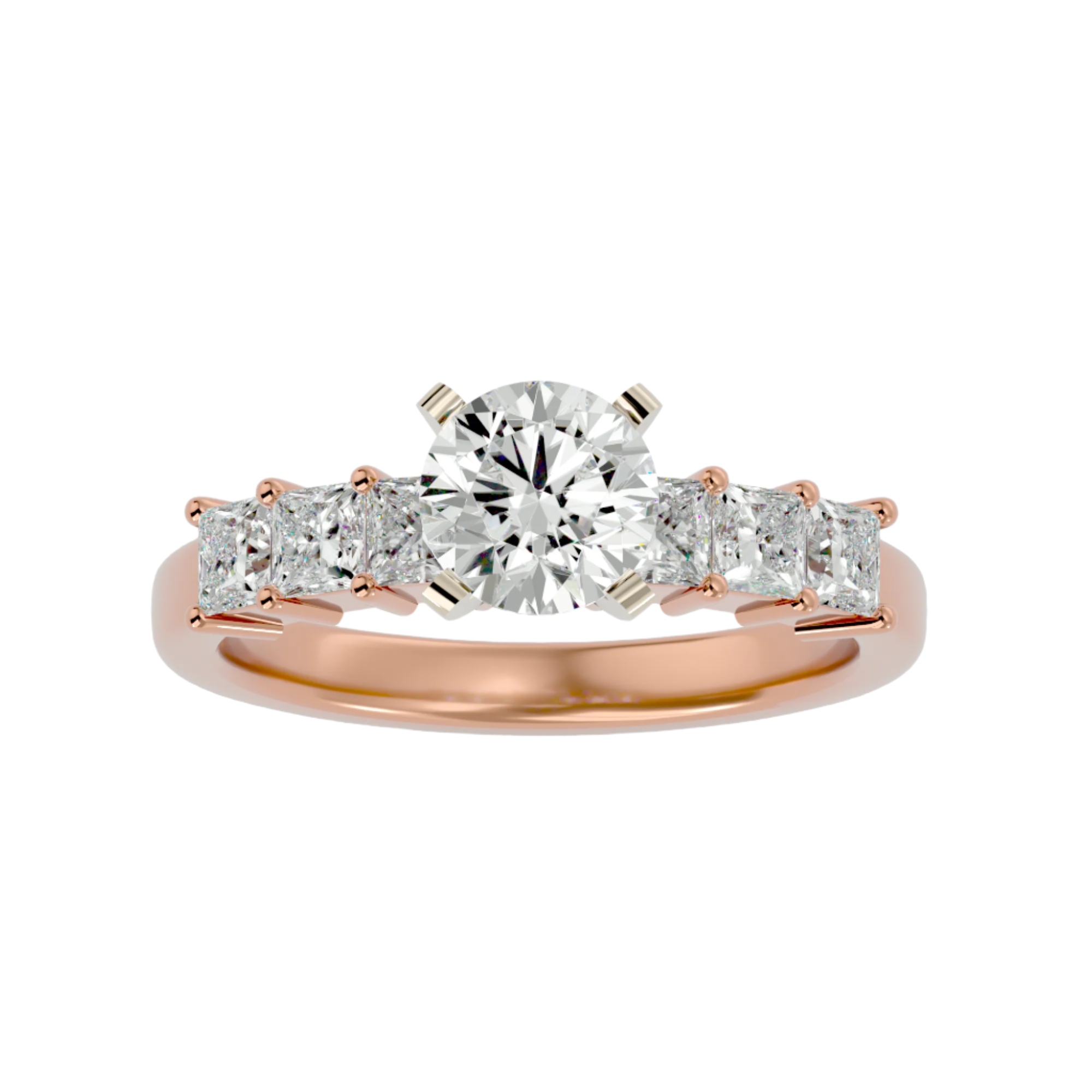 Elenora Diamond Solitaire Ladies Ring