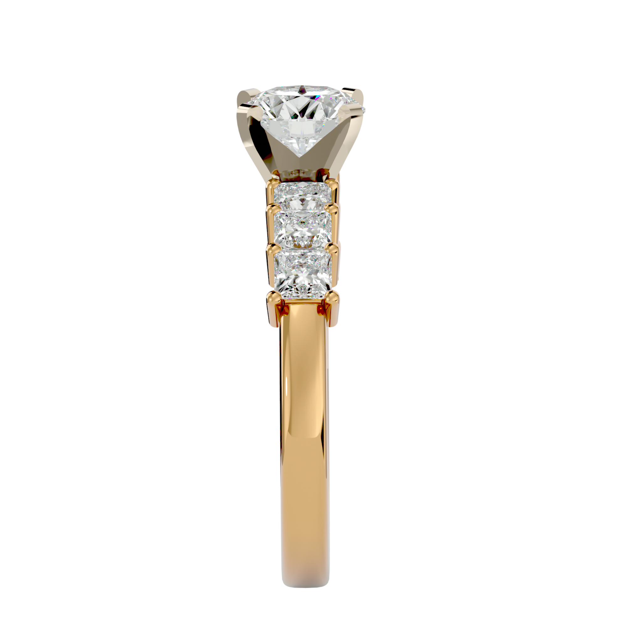 Elenora Diamond Solitaire Ladies Ring