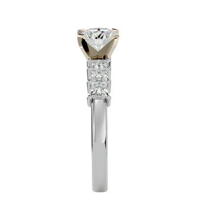 Elenora Diamond Solitaire Ladies Ring