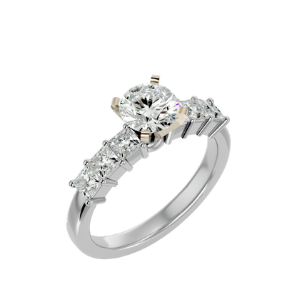 Elenora Diamond Solitaire Ladies Ring