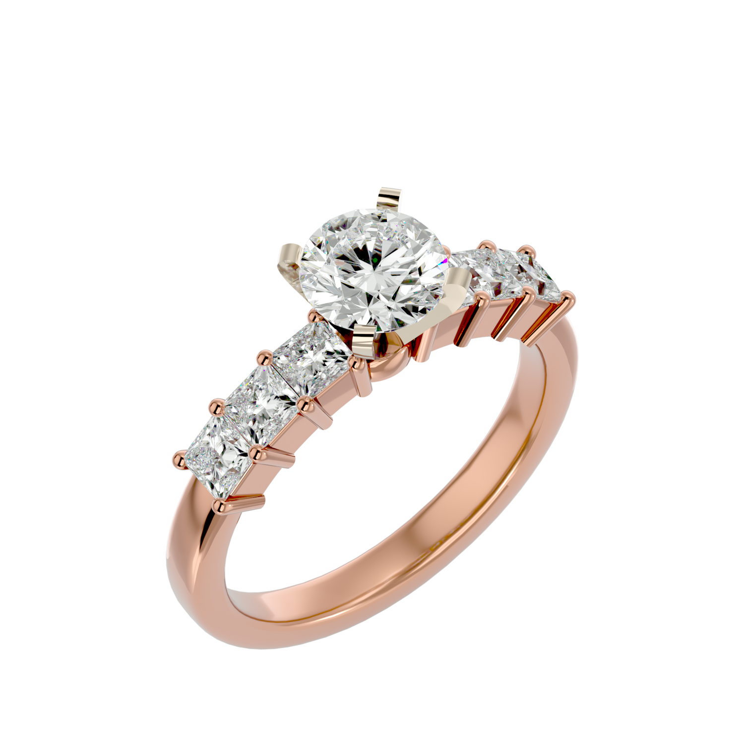 Elenora Diamond Solitaire Ladies Ring