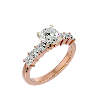 Elenora Diamond Solitaire Ladies Ring