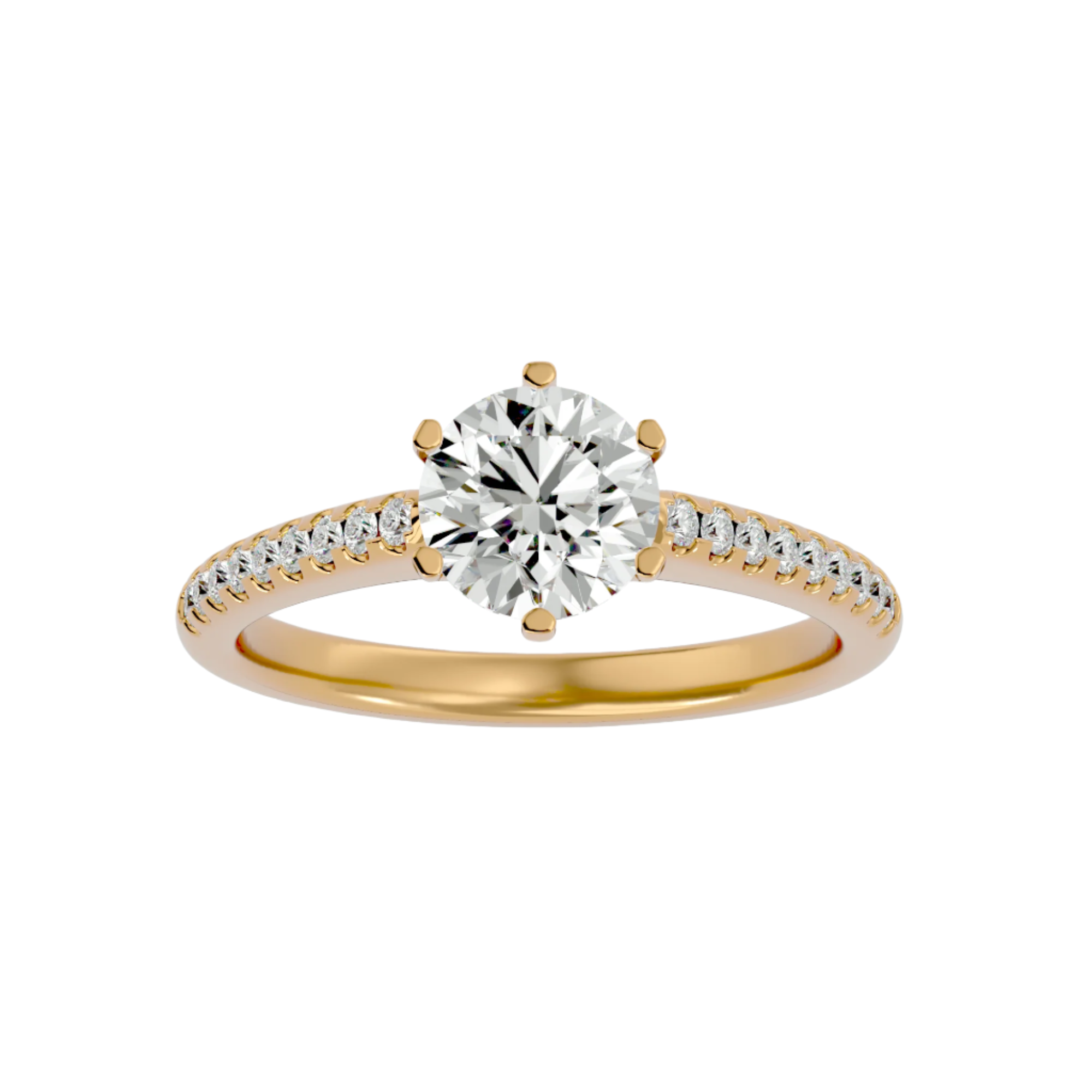 Evianna Diamond Solitaire Ladies Ring