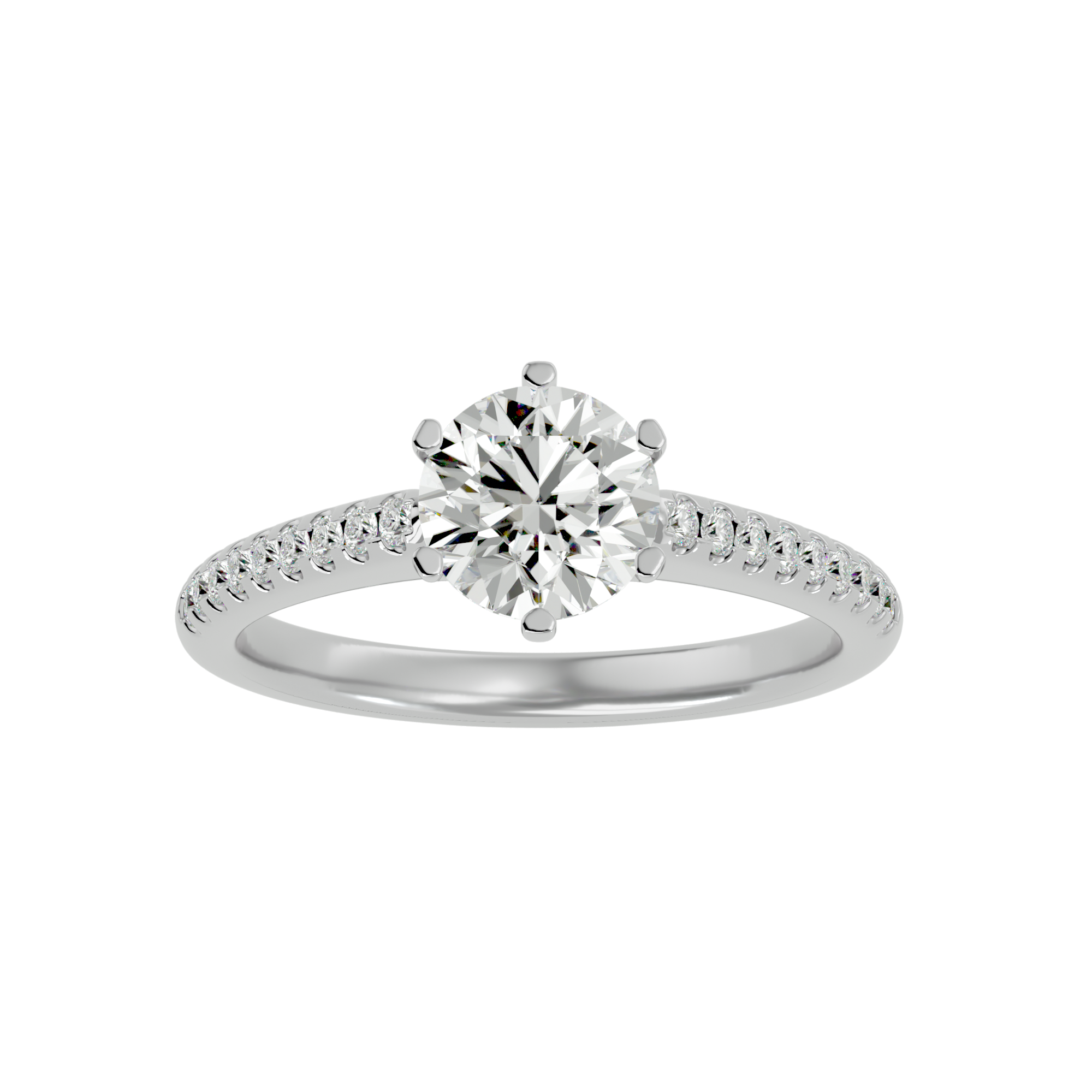 Evianna Diamond Solitaire Ladies Ring