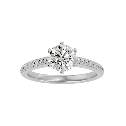 Evianna Diamond Solitaire Ladies Ring