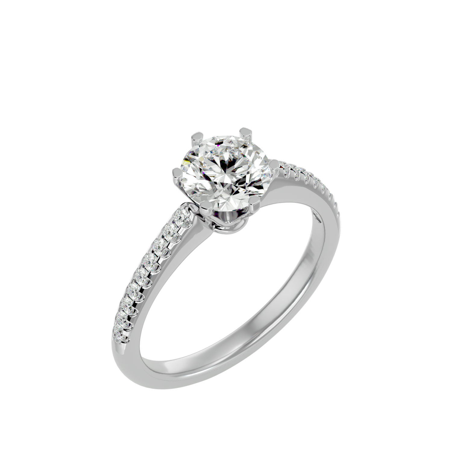 Evianna Diamond Solitaire Ladies Ring