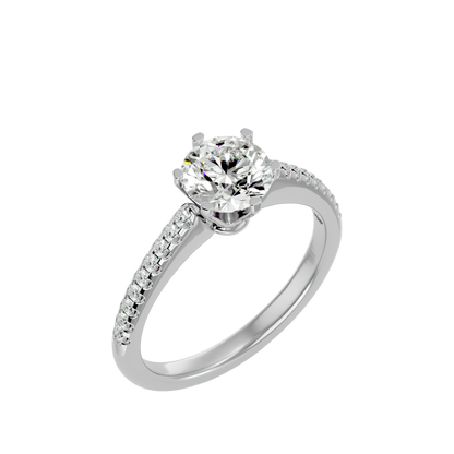 Evianna Diamond Solitaire Ladies Ring