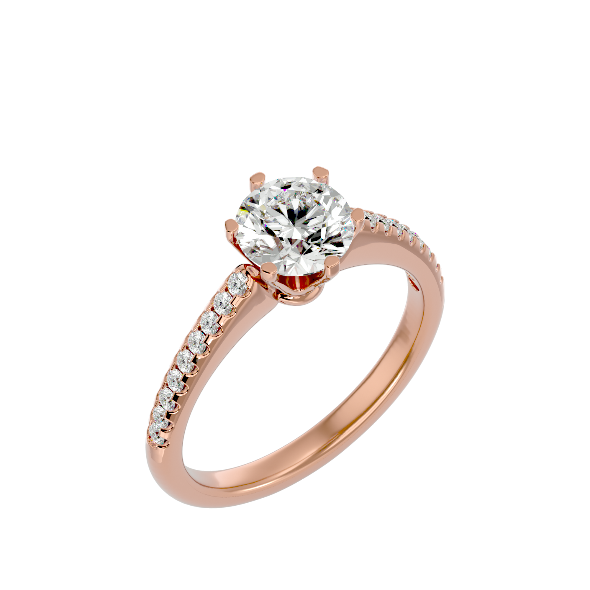 Evianna Diamond Solitaire Ladies Ring