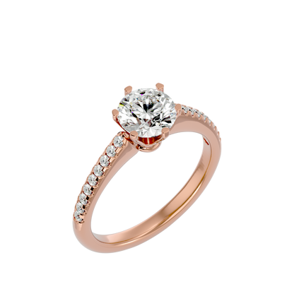 Evianna Diamond Solitaire Ladies Ring