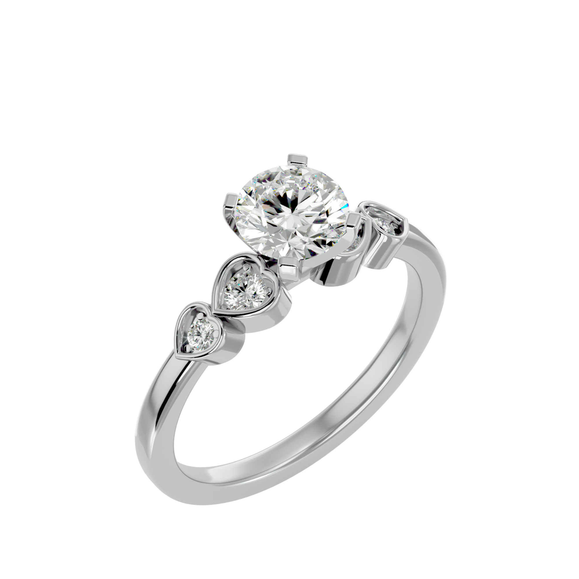 Gabriella Diamond Solitaire Ladies Ring