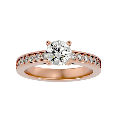 Kyra Diamond Solitaire Ladies Ring