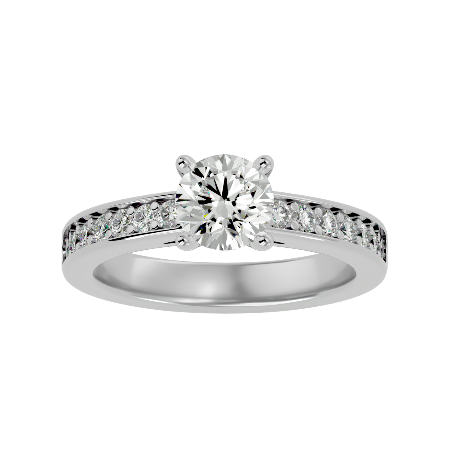 Kyra Diamond Solitaire Ladies Ring