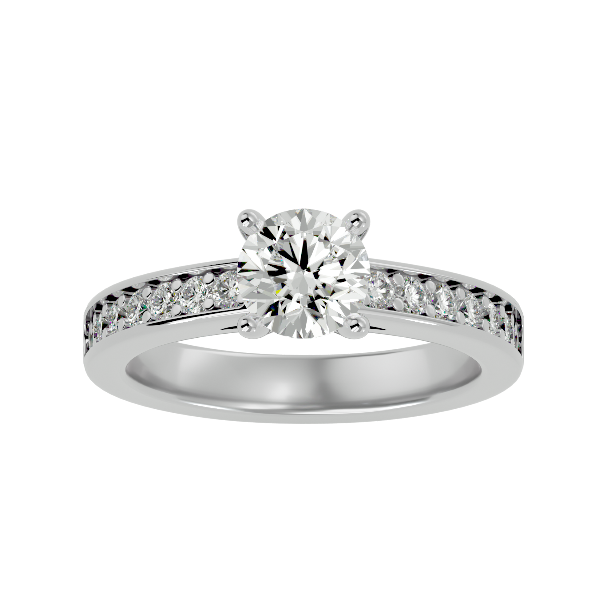 Kyra Diamond Solitaire Ladies Ring