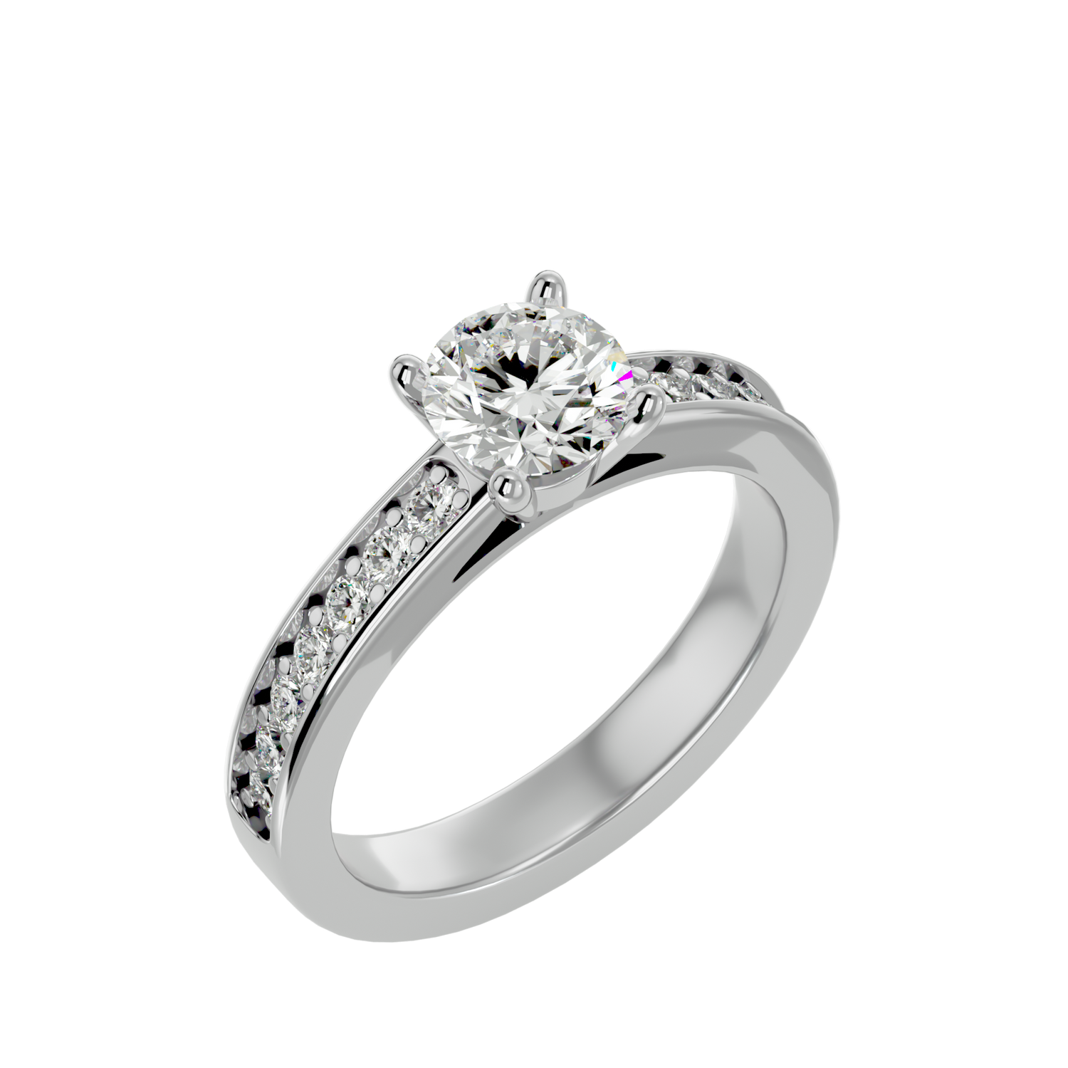 Kyra Diamond Solitaire Ladies Ring