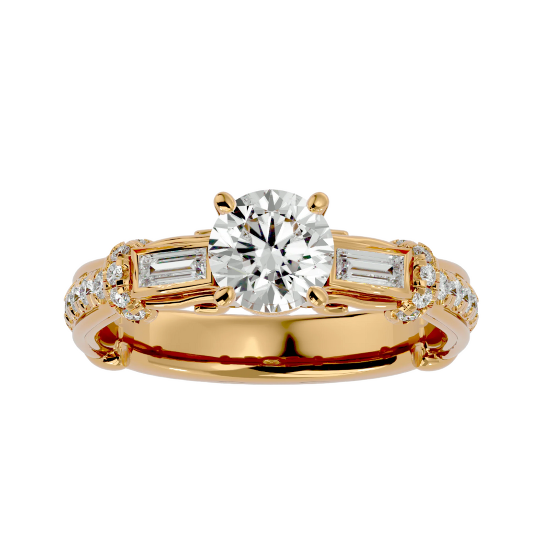 Logan Diamond Solitaire Ladies Ring