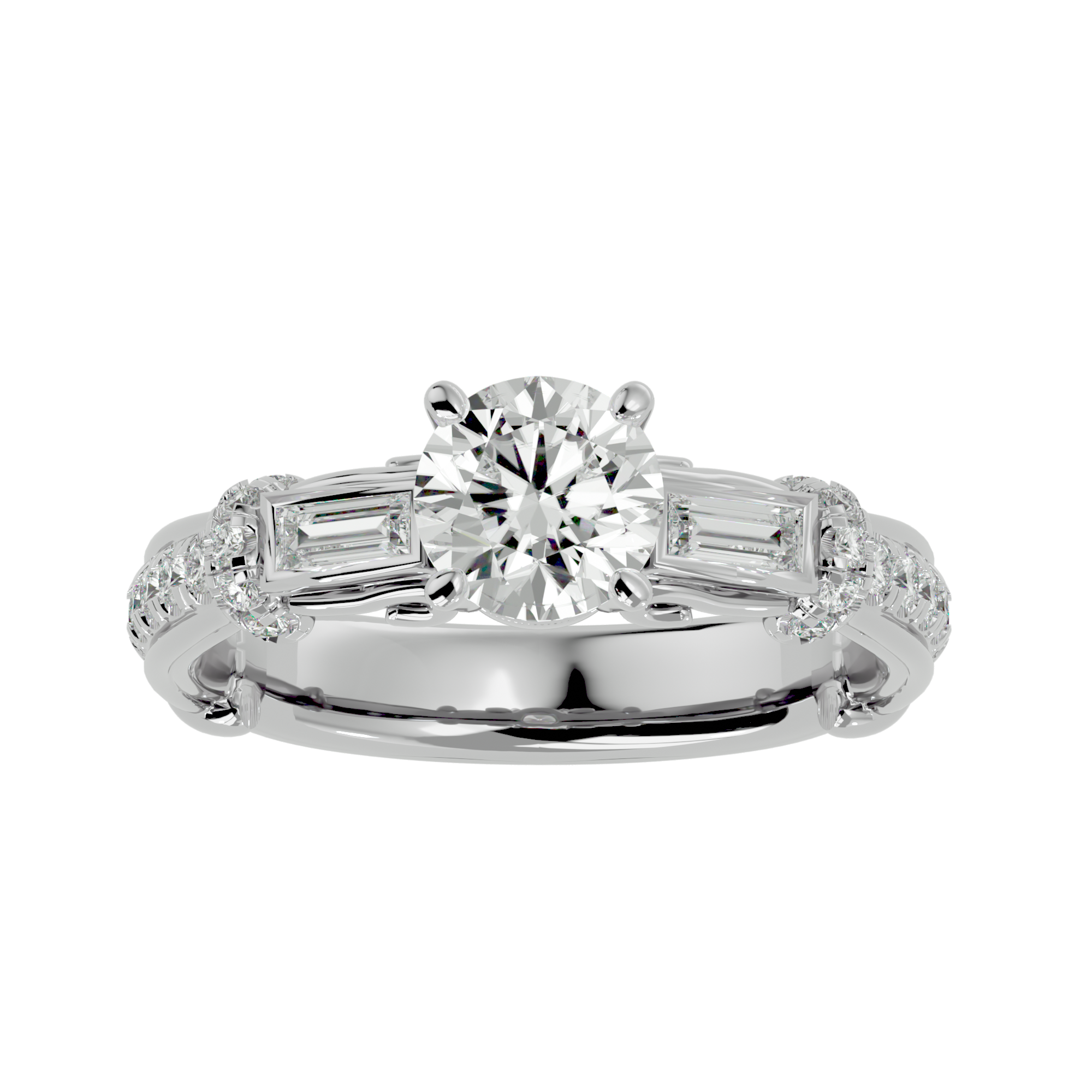 Logan Diamond Solitaire Ladies Ring