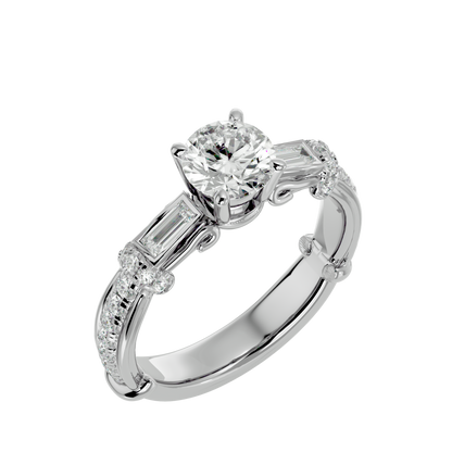 Logan Diamond Solitaire Ladies Ring