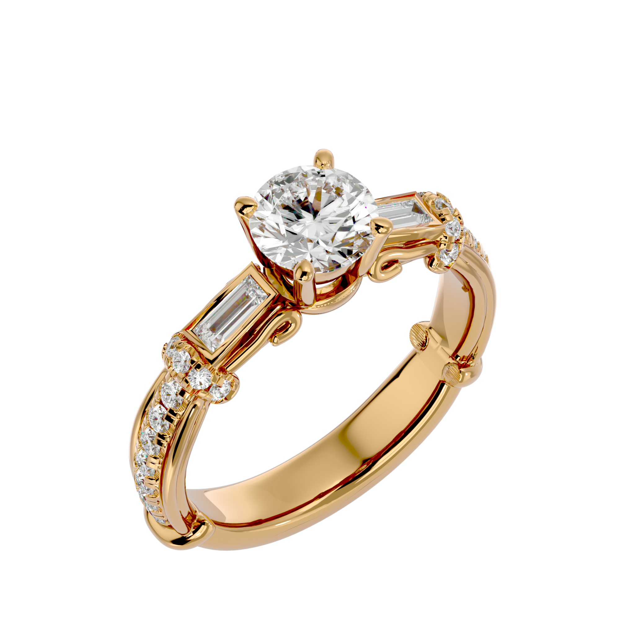 Logan Diamond Solitaire Ladies Ring