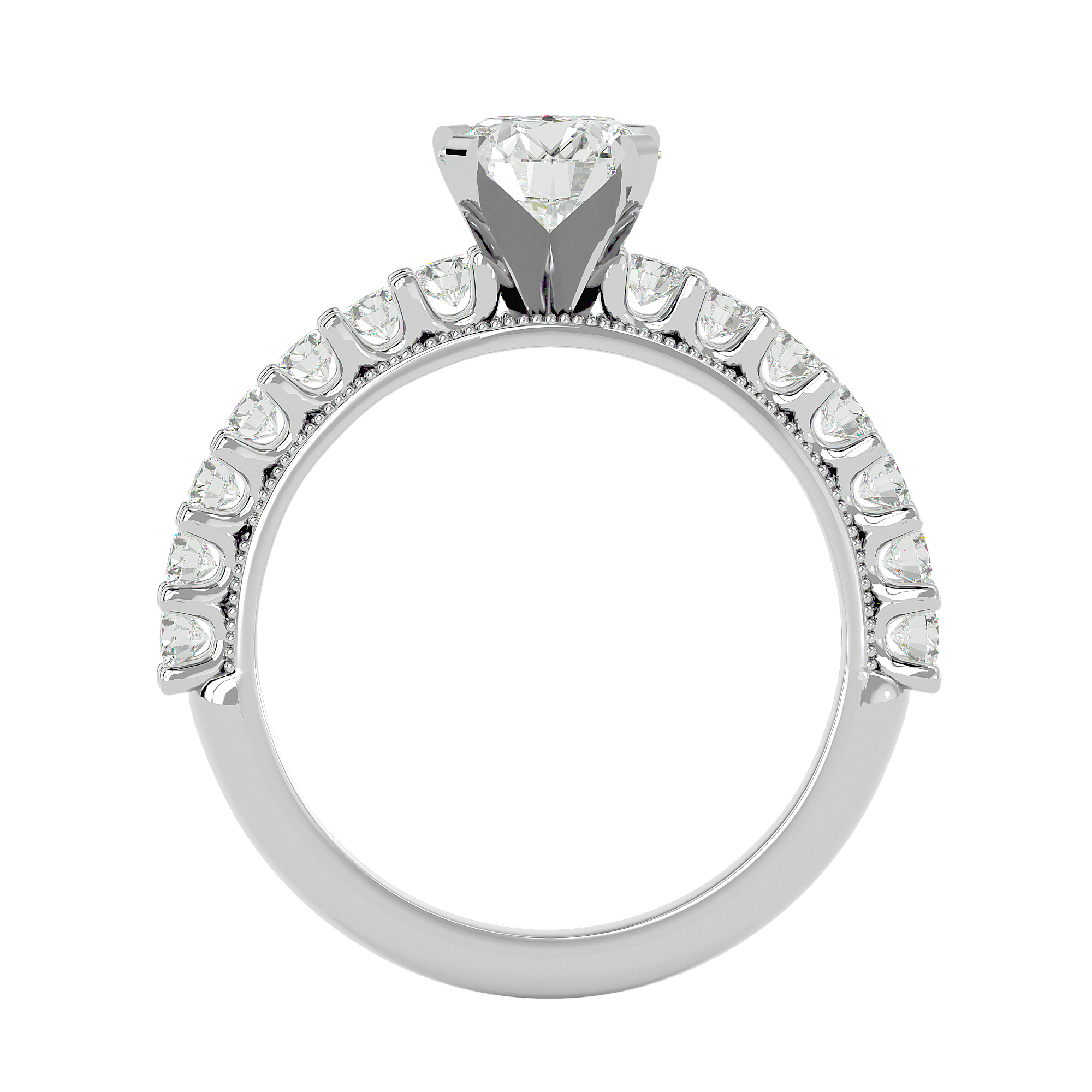 Ellis Diamond Solitaire Ladies Ring