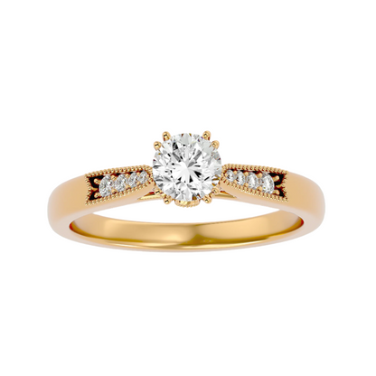 Elliot Diamond Solitaire Ladies Ring