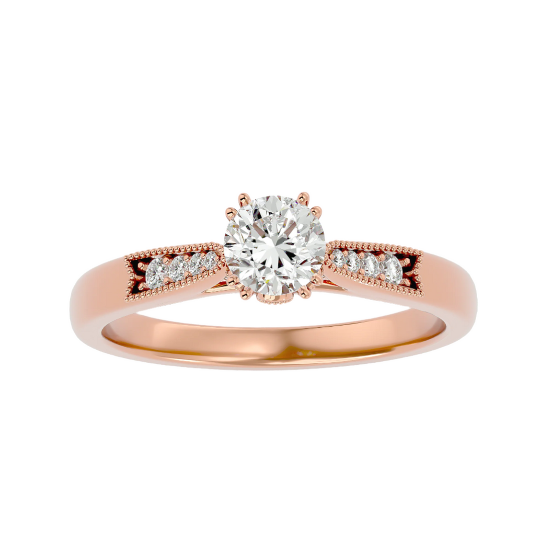 Elliot Diamond Solitaire Ladies Ring