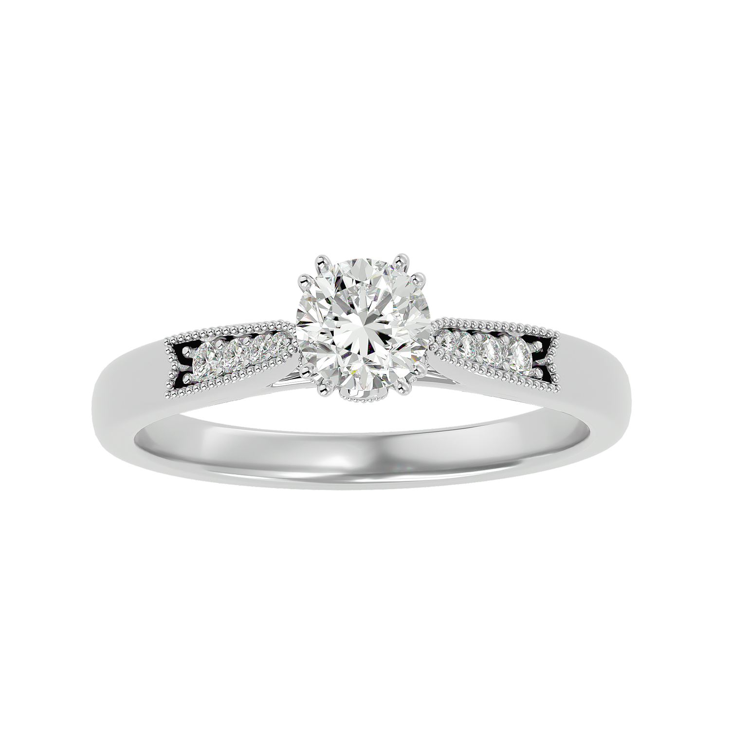 Elliot Diamond Solitaire Ladies Ring