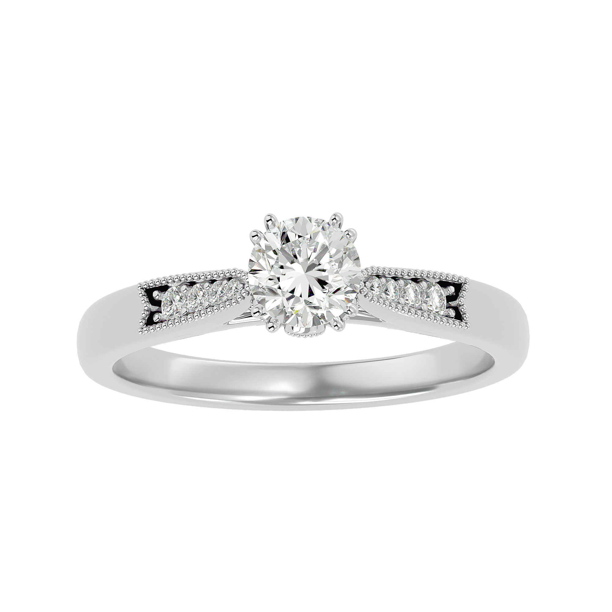 Elliot Diamond Solitaire Ladies Ring