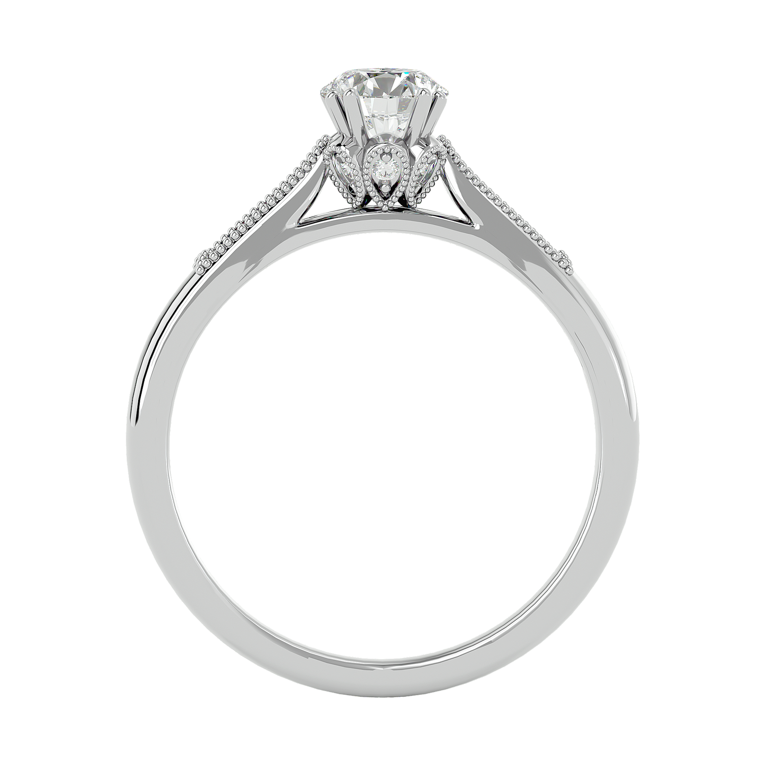 Elliot Diamond Solitaire Ladies Ring