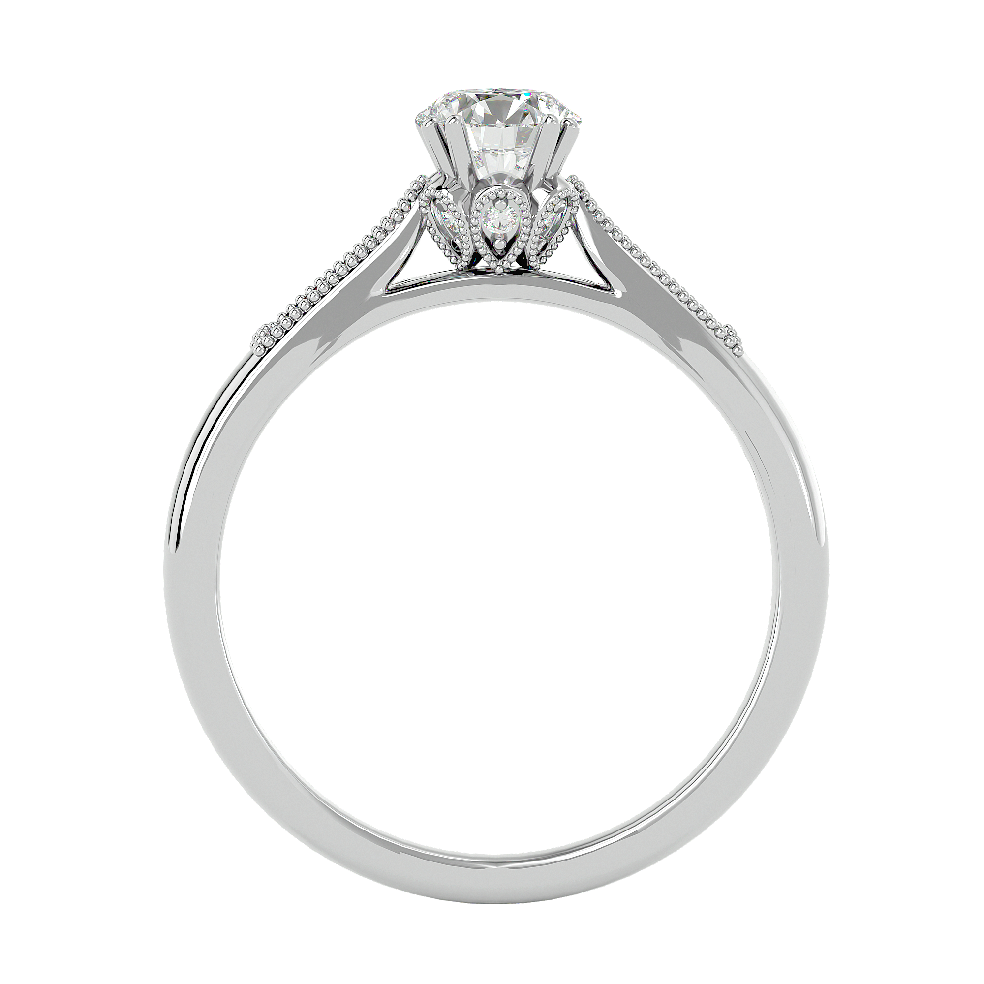 Elliot Diamond Solitaire Ladies Ring