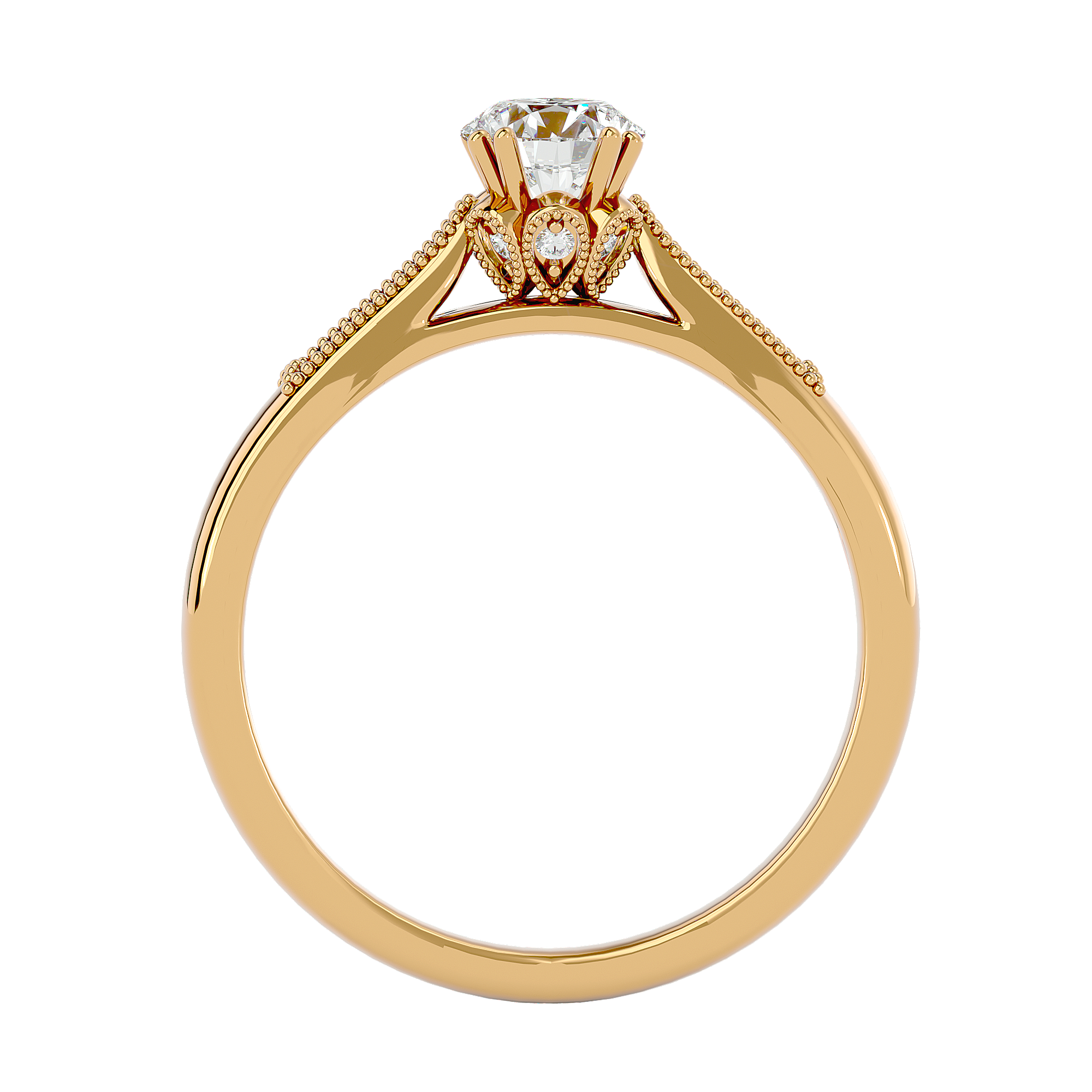 Elliot Diamond Solitaire Ladies Ring