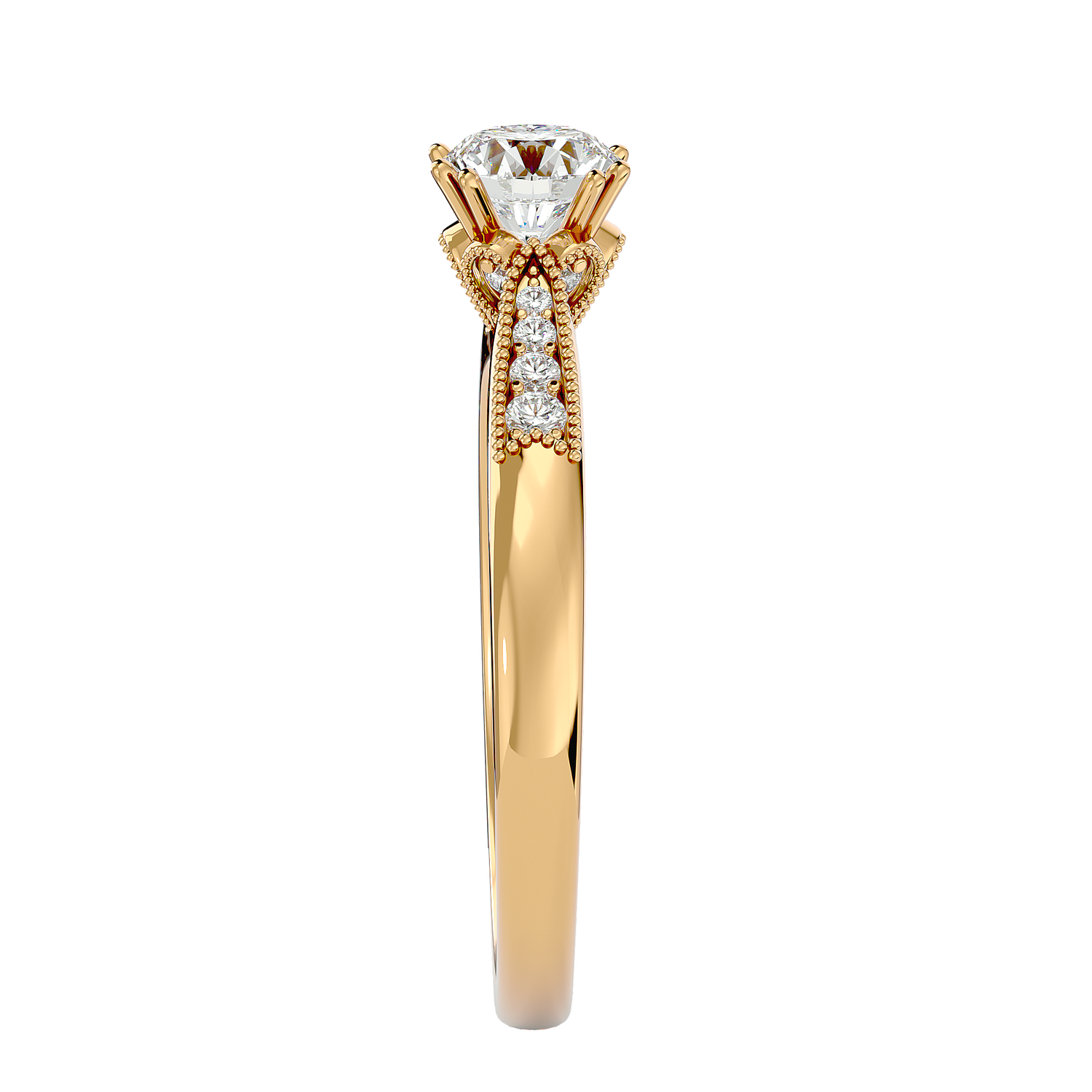 Elliot Diamond Solitaire Ladies Ring