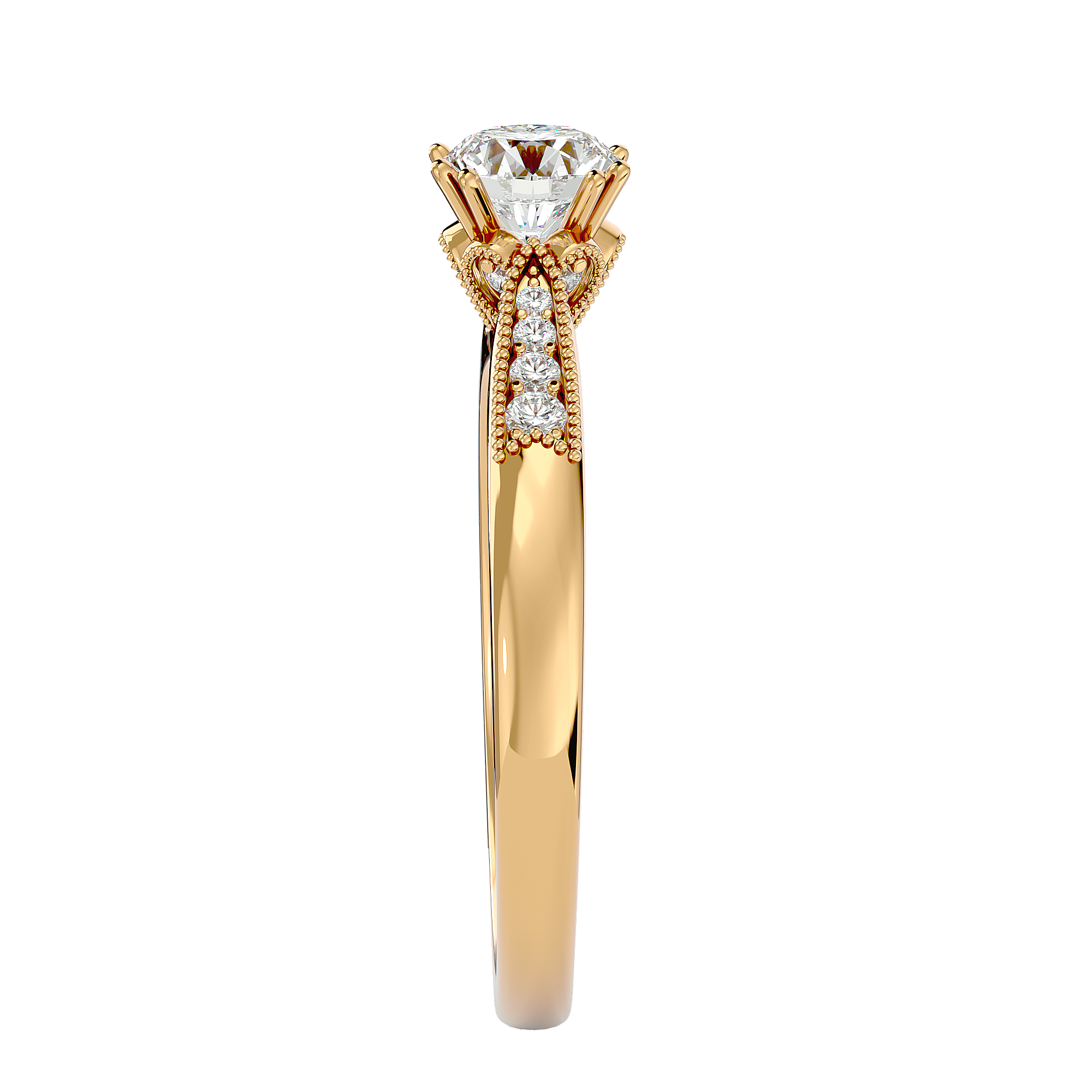 Elliot Diamond Solitaire Ladies Ring