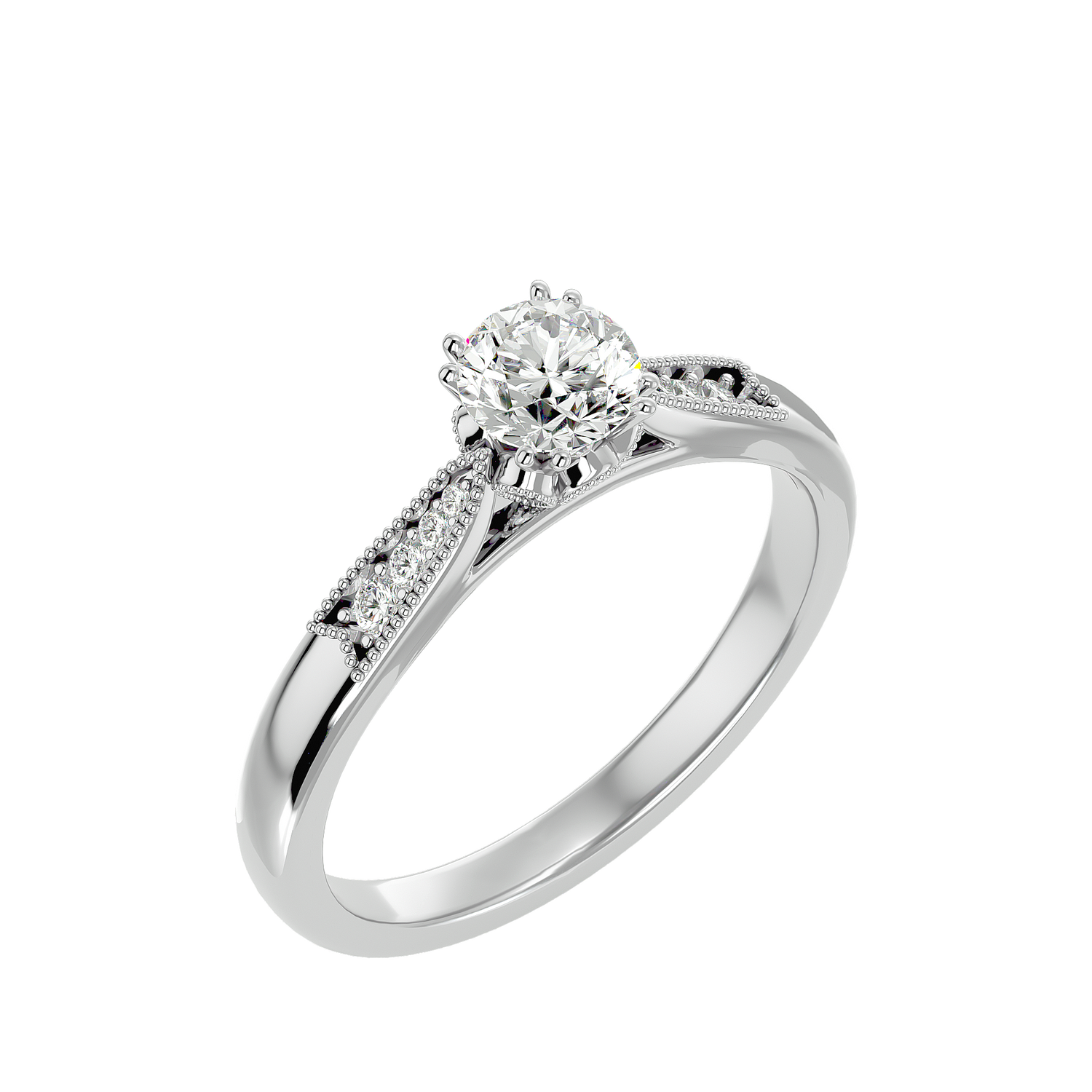 Elliot Diamond Solitaire Ladies Ring