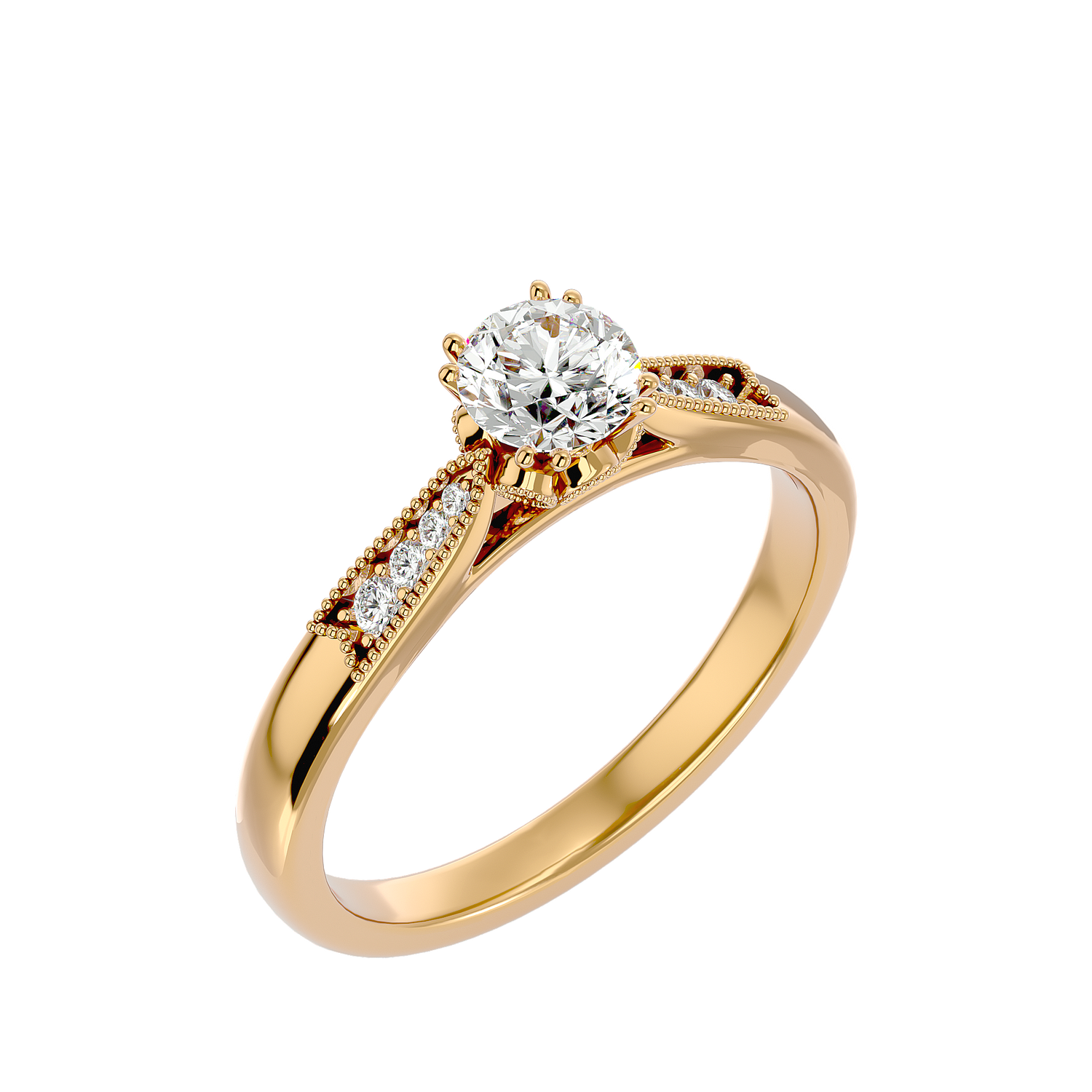 Elliot Diamond Solitaire Ladies Ring