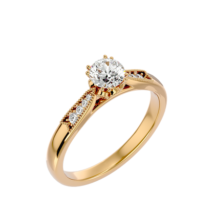 Elliot Diamond Solitaire Ladies Ring