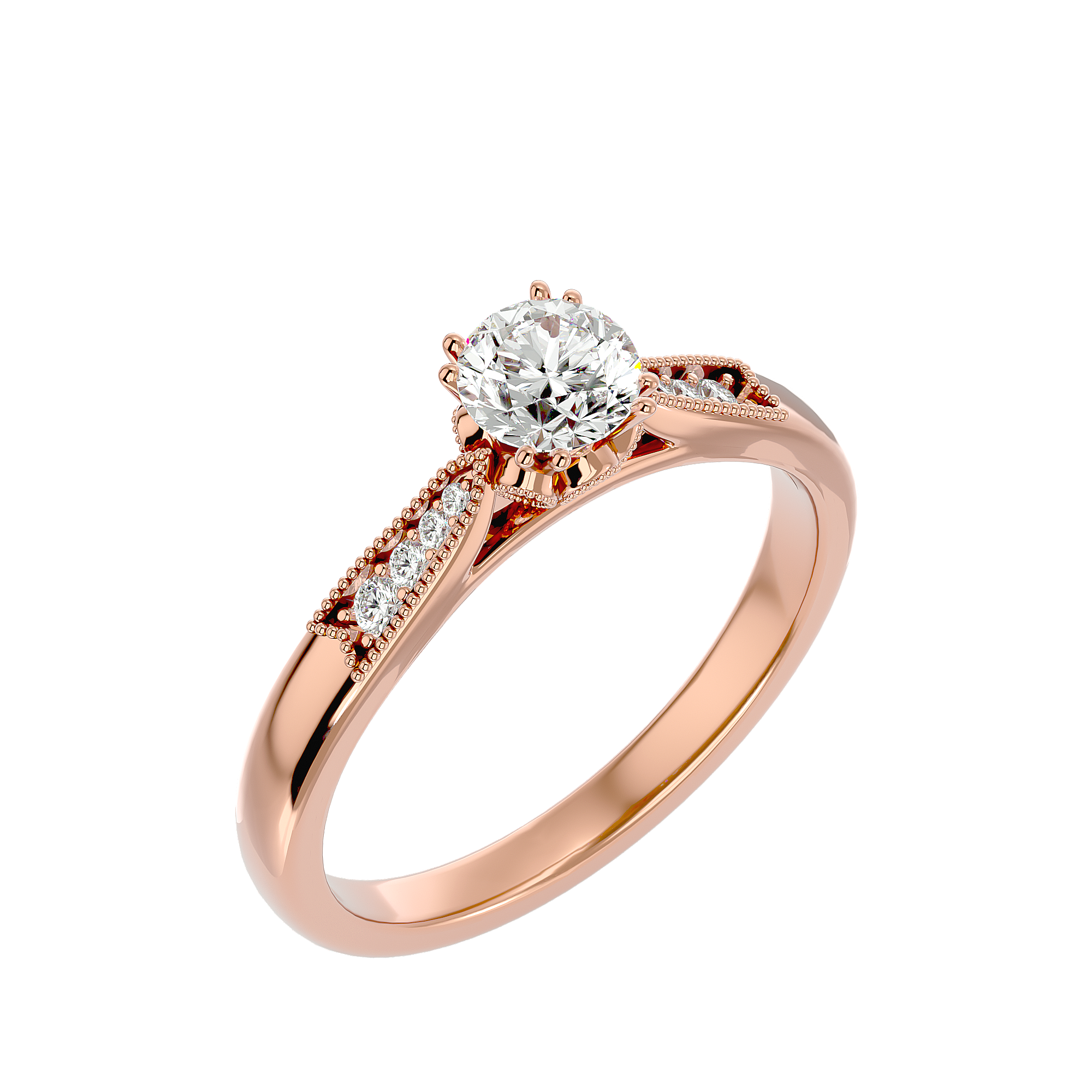 Elliot Diamond Solitaire Ladies Ring