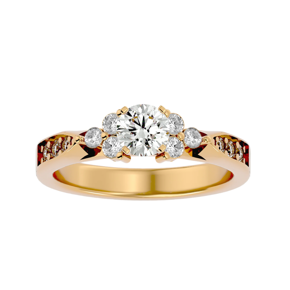 Avery Diamond Solitaire Ladies Ring