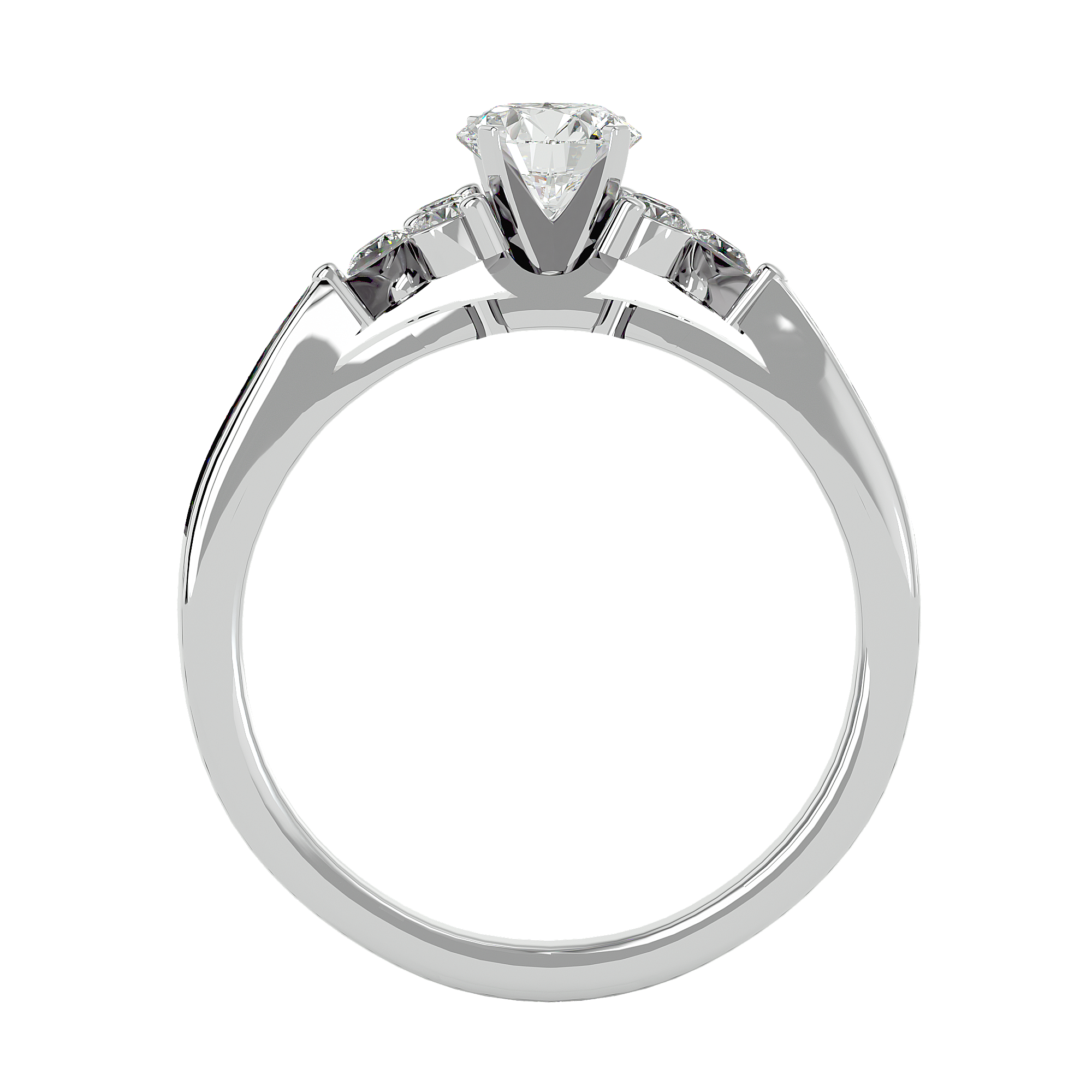 Avery Diamond Solitaire Ladies Ring