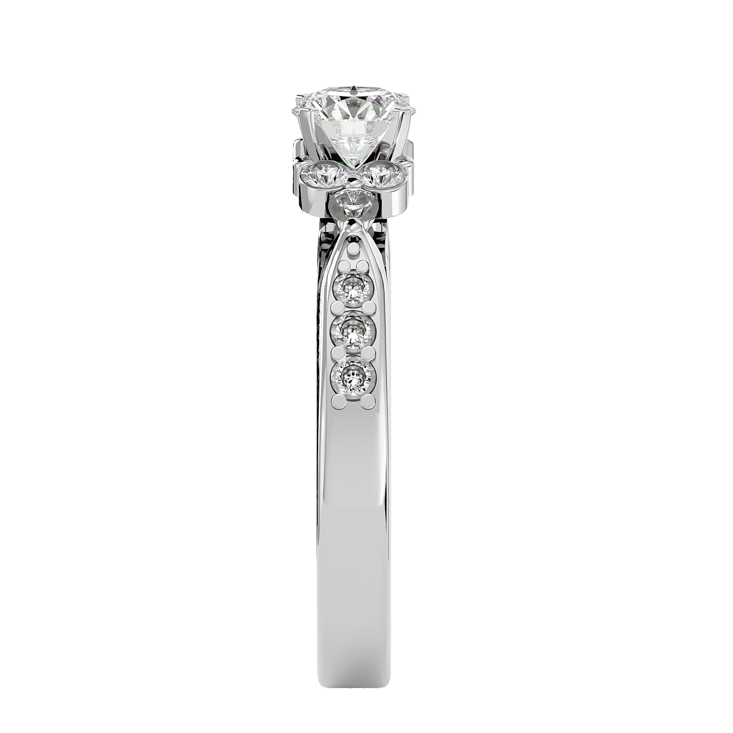 Avery Diamond Solitaire Ladies Ring