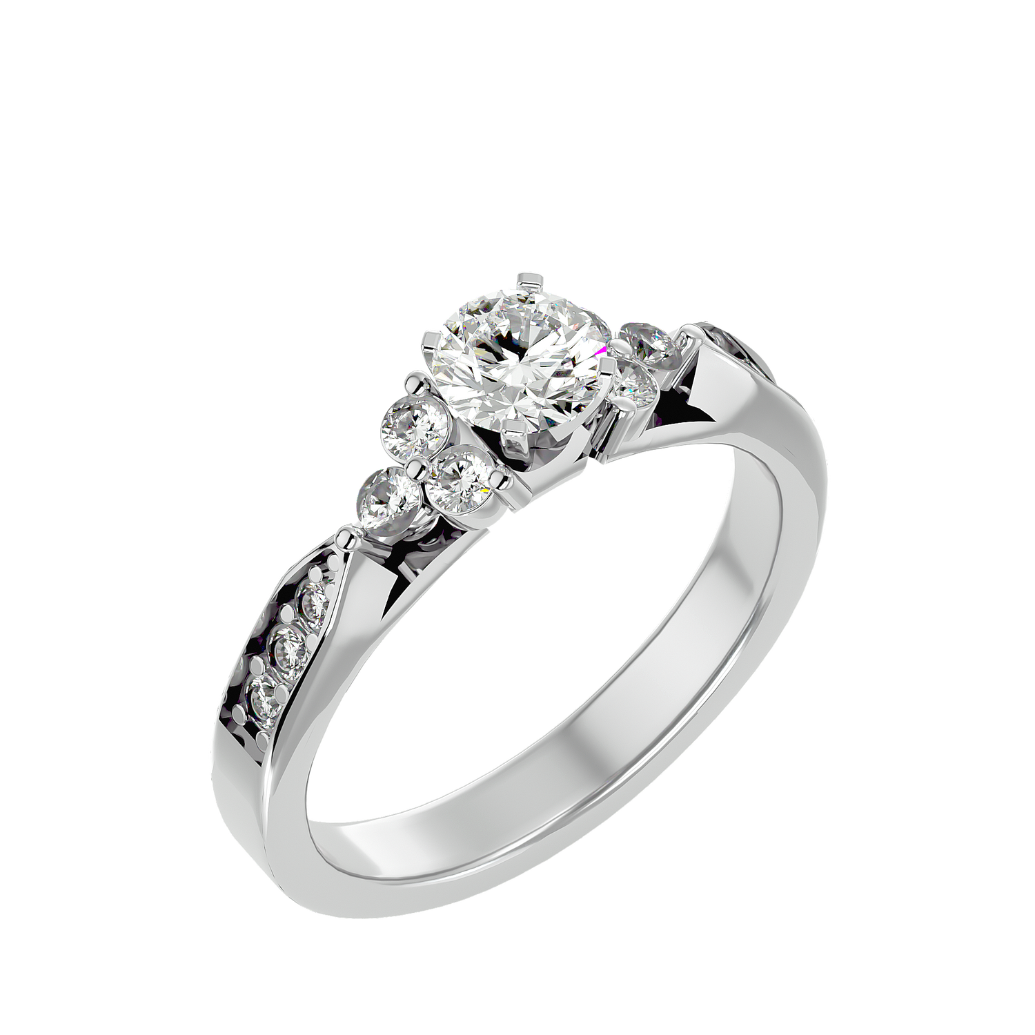 Avery Diamond Solitaire Ladies Ring