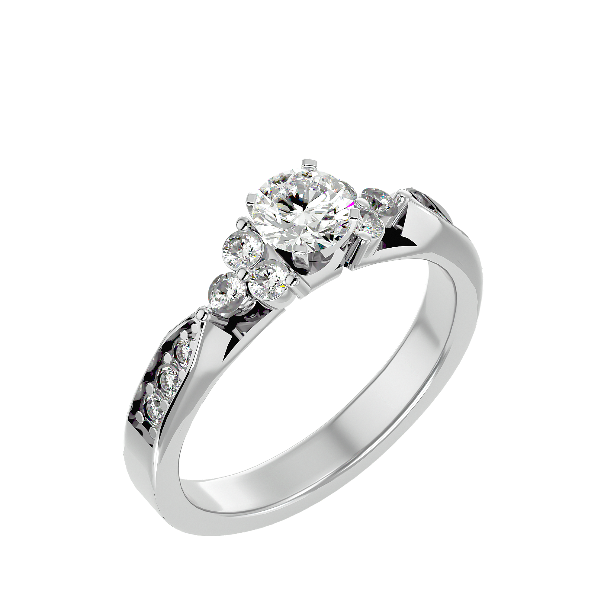 Avery Diamond Solitaire Ladies Ring