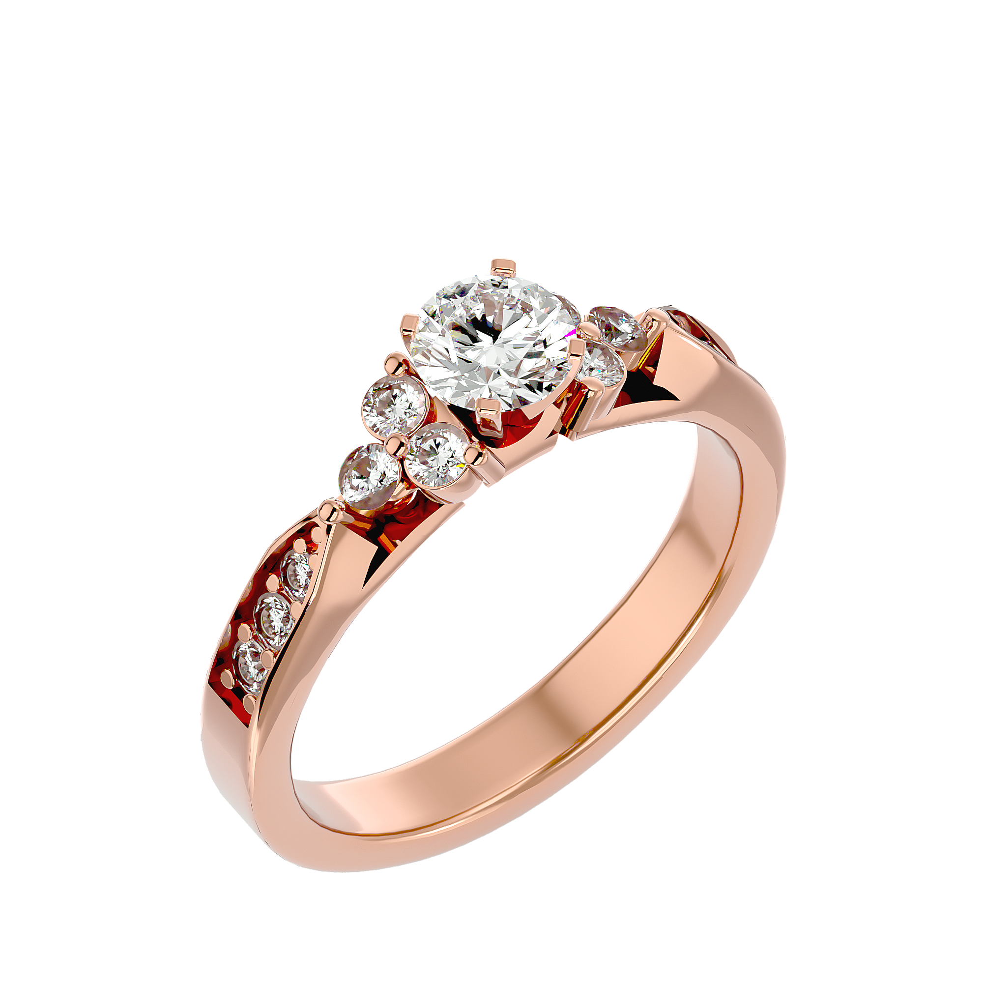 Avery Diamond Solitaire Ladies Ring