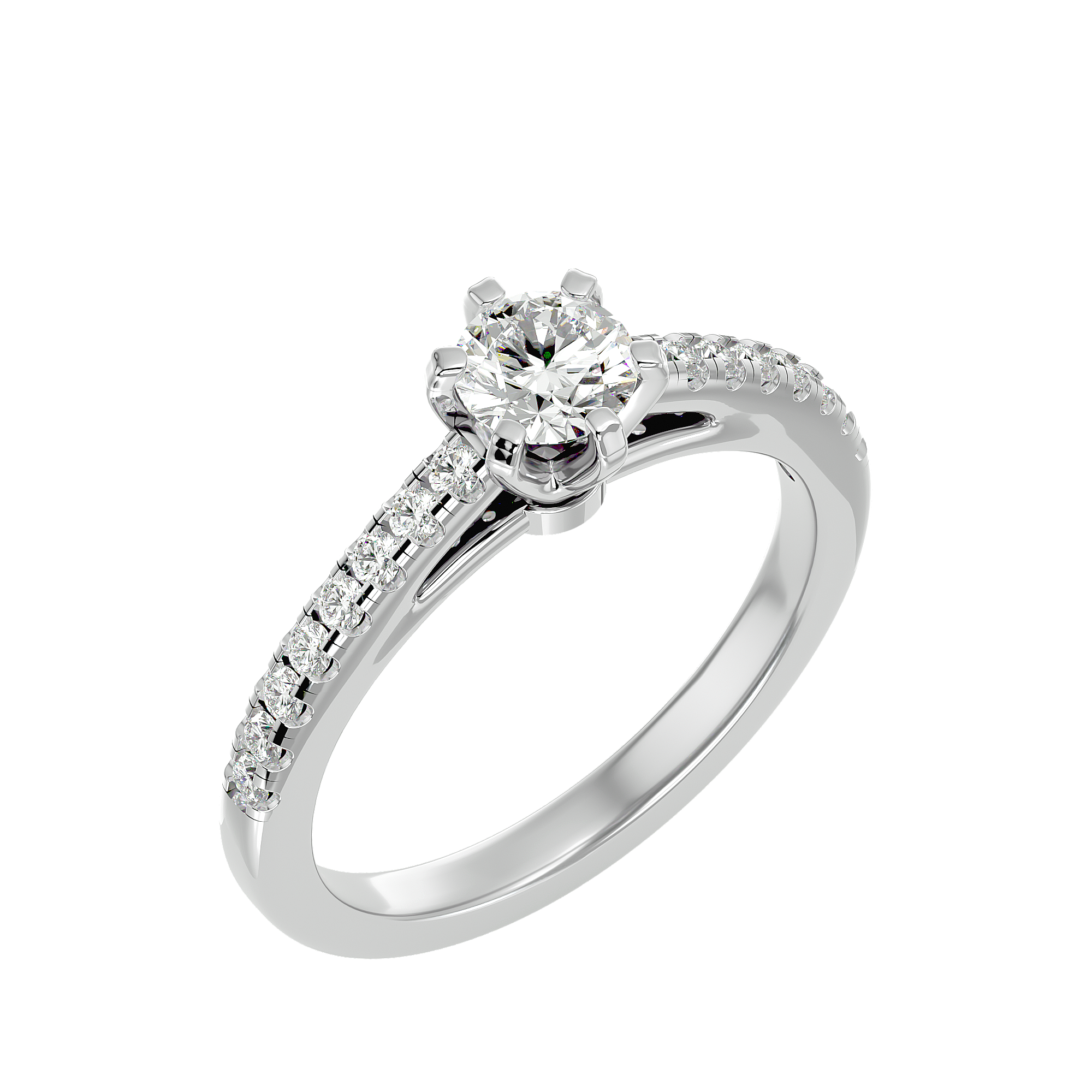 Shay Diamond Solitaire Ladies Ring