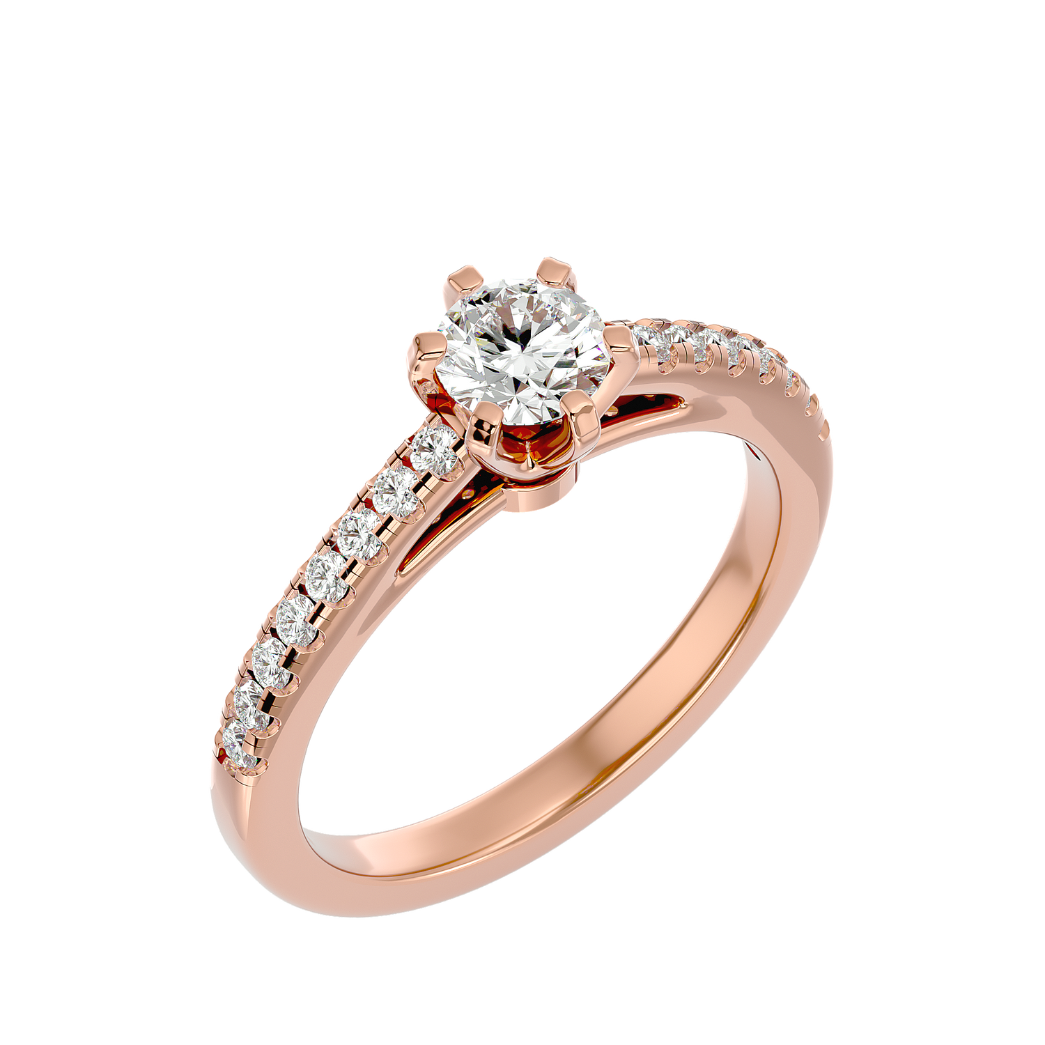 Shay Diamond Solitaire Ladies Ring