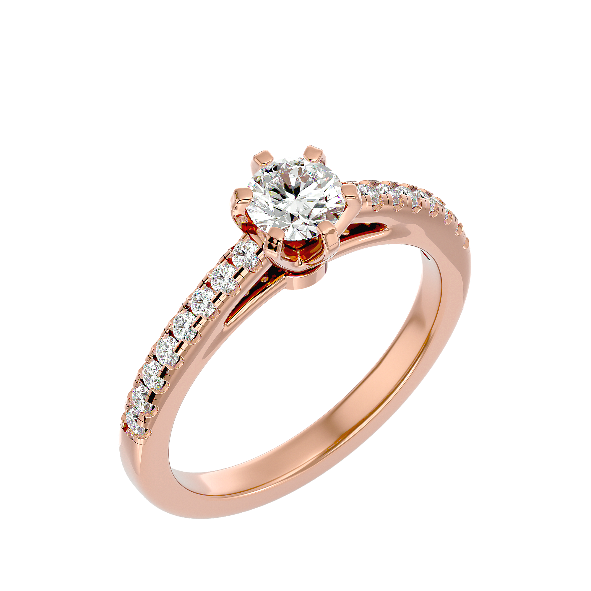 Shay Diamond Solitaire Ladies Ring