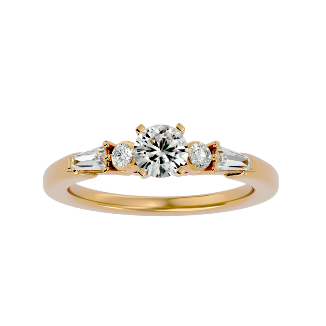 Josephine Diamond Solitaire Ladies Ring